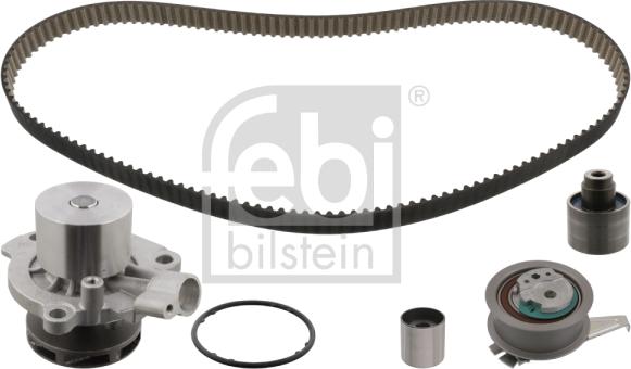 Febi Bilstein 104866 - Водяной насос + комплект зубчатого ремня ГРМ autosila-amz.com