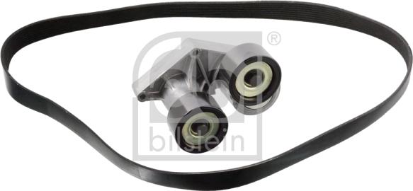 Febi Bilstein 106003 - Auxiliary Belt Kit with belt tensioner autosila-amz.com