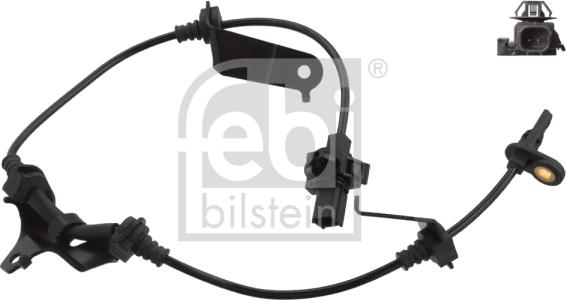 Febi Bilstein 106345 - Датчик ABS, частота вращения колеса autosila-amz.com