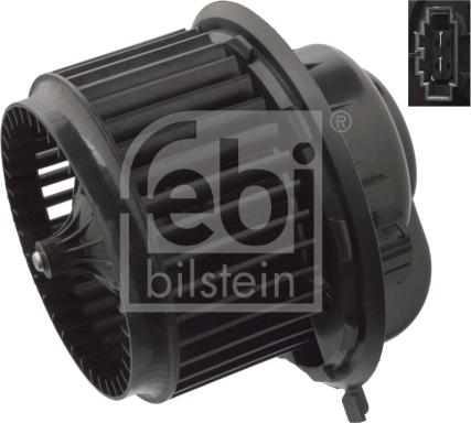 Febi Bilstein 106363 - Мотор отопителя (с крыльчаткой) autosila-amz.com