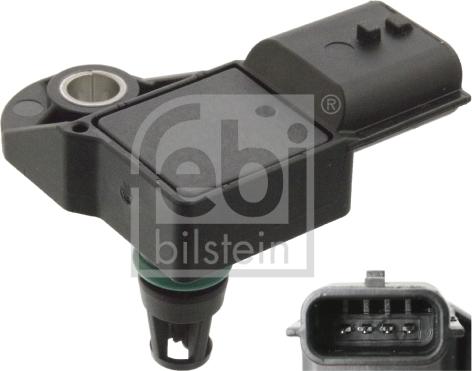Febi Bilstein 103981 - Intake manifold pressure sensor (4 pin) fits: DACIA DOKKER, DOKKER EXP autosila-amz.com