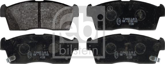 Febi Bilstein 116048 - Тормозные колодки, дисковые, комплект autosila-amz.com