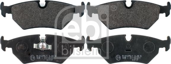 Febi Bilstein 116081 - Тормозные колодки, дисковые, комплект autosila-amz.com
