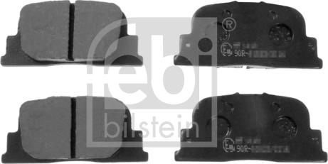 Febi Bilstein 116356 - Тормозные колодки, дисковые, комплект autosila-amz.com