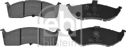 Febi Bilstein 116366 - Тормозные колодки, дисковые, комплект autosila-amz.com