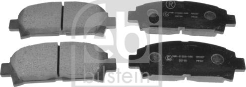 Febi Bilstein 116362 - Тормозные колодки, дисковые, комплект autosila-amz.com