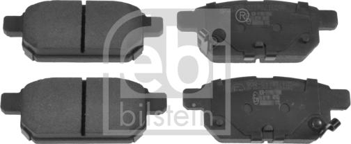 Febi Bilstein 116313 - Тормозные колодки, дисковые, комплект autosila-amz.com