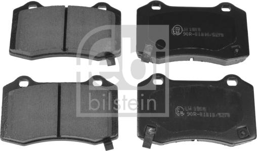 Febi Bilstein 116382 - Тормозные колодки, дисковые, комплект autosila-amz.com