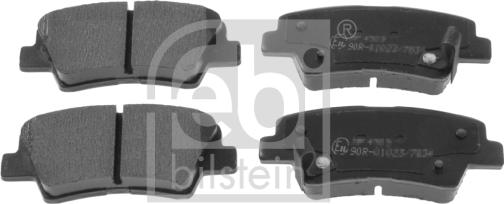 Febi Bilstein 116336 - Тормозные колодки, дисковые, комплект autosila-amz.com
