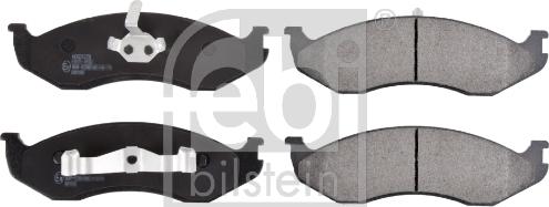 Febi Bilstein 116332 - Тормозные колодки, дисковые, комплект autosila-amz.com