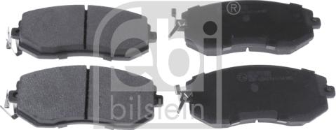 Febi Bilstein 116326 - Тормозные колодки, дисковые, комплект autosila-amz.com