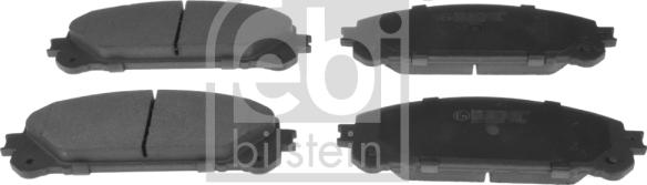 Febi Bilstein 116328 - Тормозные колодки, дисковые, комплект autosila-amz.com