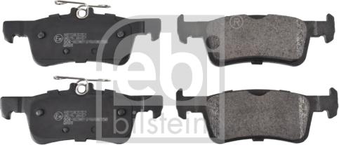 Febi Bilstein 116240 - Тормозные колодки, дисковые, комплект autosila-amz.com