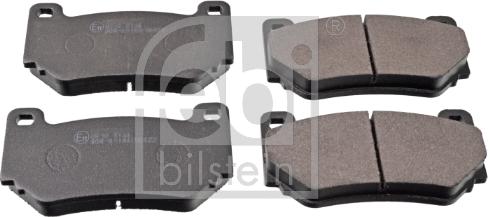 Febi Bilstein 116203 - Тормозные колодки, дисковые, комплект autosila-amz.com