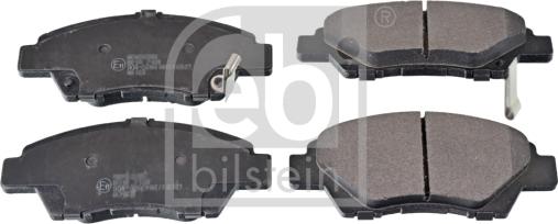 Febi Bilstein 116281 - Тормозные колодки, дисковые, комплект autosila-amz.com