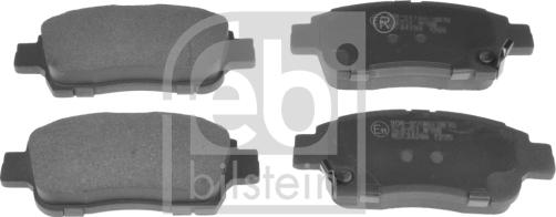Febi Bilstein 116271 - Тормозные колодки, дисковые, комплект autosila-amz.com