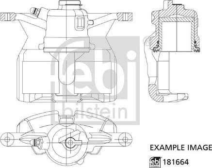 Febi Bilstein 181664 - Тормозной суппорт autosila-amz.com