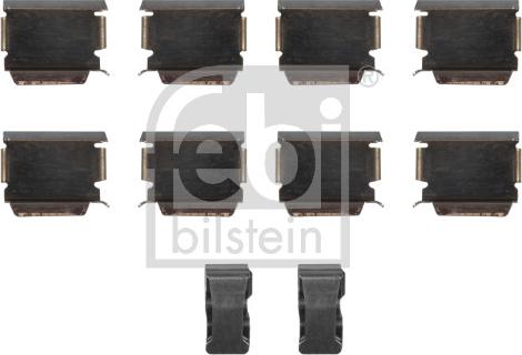 Febi Bilstein 181898 - Комплектующие для колодок дискового тормоза autosila-amz.com