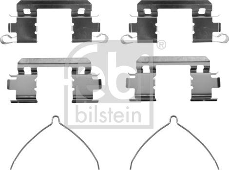 Febi Bilstein 182464 - Комплектующие для колодок дискового тормоза autosila-amz.com