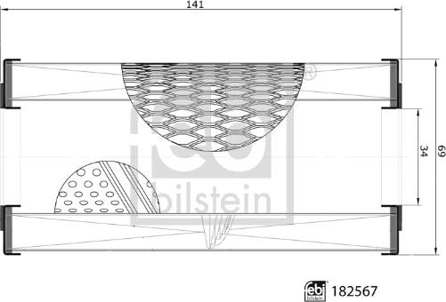 Febi Bilstein 182567 - Масляный фильтр autosila-amz.com