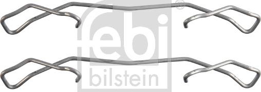 Febi Bilstein 182714 - Комплектующие, колодки дискового тормоза autosila-amz.com