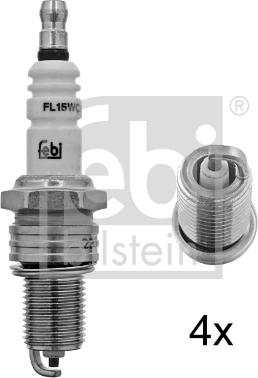 Febi Bilstein 13449 - Свеча зажигания autosila-amz.com