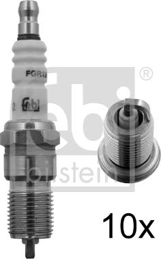 Febi Bilstein 13444 - Свеча зажигания autosila-amz.com