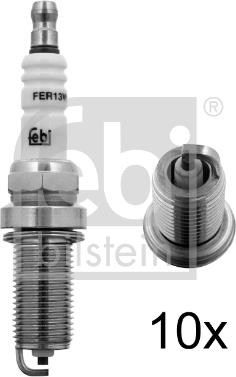 Febi Bilstein 13435 - Свеча зажигания autosila-amz.com