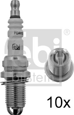 Febi Bilstein 13503 - Свеча зажигания autosila-amz.com