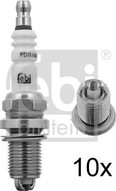 Febi Bilstein 13524 - Свеча зажигания autosila-amz.com