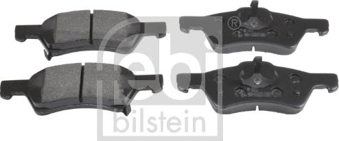 Febi Bilstein 175204 - Тормозные колодки, дисковые, комплект autosila-amz.com