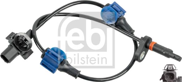 Febi Bilstein 176666 - Датчик ABS, частота вращения колеса autosila-amz.com