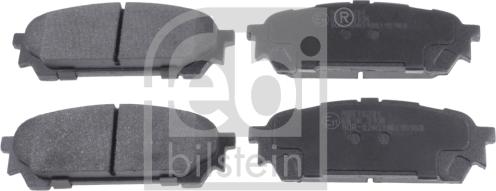 Febi Bilstein 170666 - Тормозные колодки, дисковые, комплект autosila-amz.com