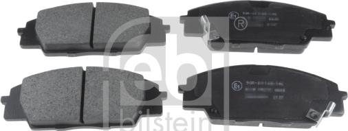 Febi Bilstein 170299 - Тормозные колодки, дисковые, комплект autosila-amz.com