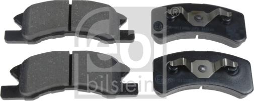 Febi Bilstein 170246 - Тормозные колодки, дисковые, комплект autosila-amz.com