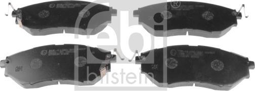 Febi Bilstein 170268 - Тормозные колодки, дисковые, комплект autosila-amz.com