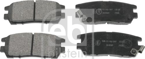 Febi Bilstein 170239 - Тормозные колодки, дисковые, комплект autosila-amz.com