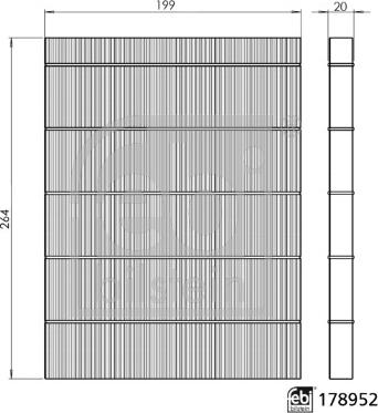 Febi Bilstein 178952 - Фильтр воздуха в салоне autosila-amz.com