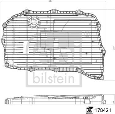 Febi Bilstein 178421 - Гидрофильтр, автоматическая коробка передач autosila-amz.com