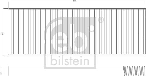 Febi Bilstein 173019 - Фильтр воздуха в салоне autosila-amz.com