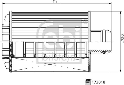 Febi Bilstein 173018 - Масляный фильтр autosila-amz.com