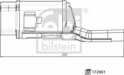 Febi Bilstein 172901 - Гидрофильтр, автоматическая коробка передач autosila-amz.com