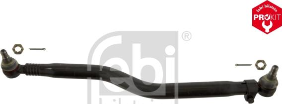 Febi Bilstein 34118 - Longitudinal steering rod (L-888mm) fits: VOLVO FH12, FH16, FM10, FM12, FM7 08.93- autosila-amz.com