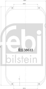 Febi Bilstein 38633 - Кожух пневматической рессоры autosila-amz.com