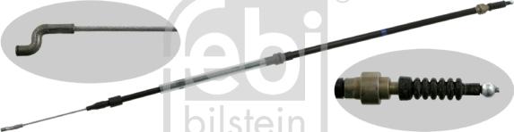 Febi Bilstein 27161 - тросик ручного торм. лев.и прав. VW autosila-amz.com