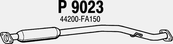 Fenno P9023 - Средний глушитель выхлопных газов autosila-amz.com