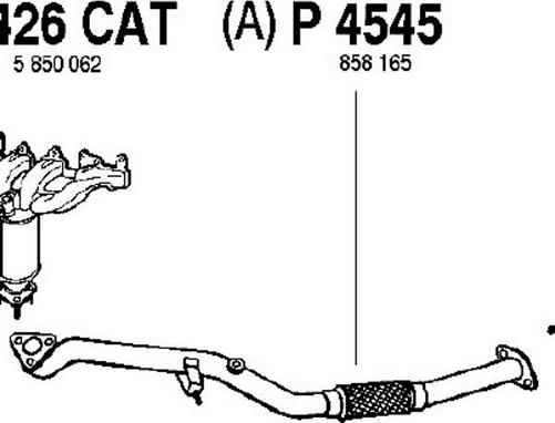 Fenno P4545 - Труба выхлопного газа autosila-amz.com