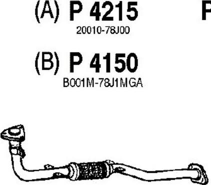 Fenno P4150 - Труба выхлопного газа autosila-amz.com