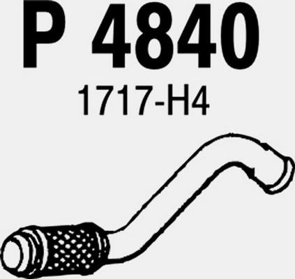 Fenno P4840 - Труба выхлопного газа autosila-amz.com