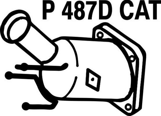 Fenno P487DCAT - Катализатор autosila-amz.com